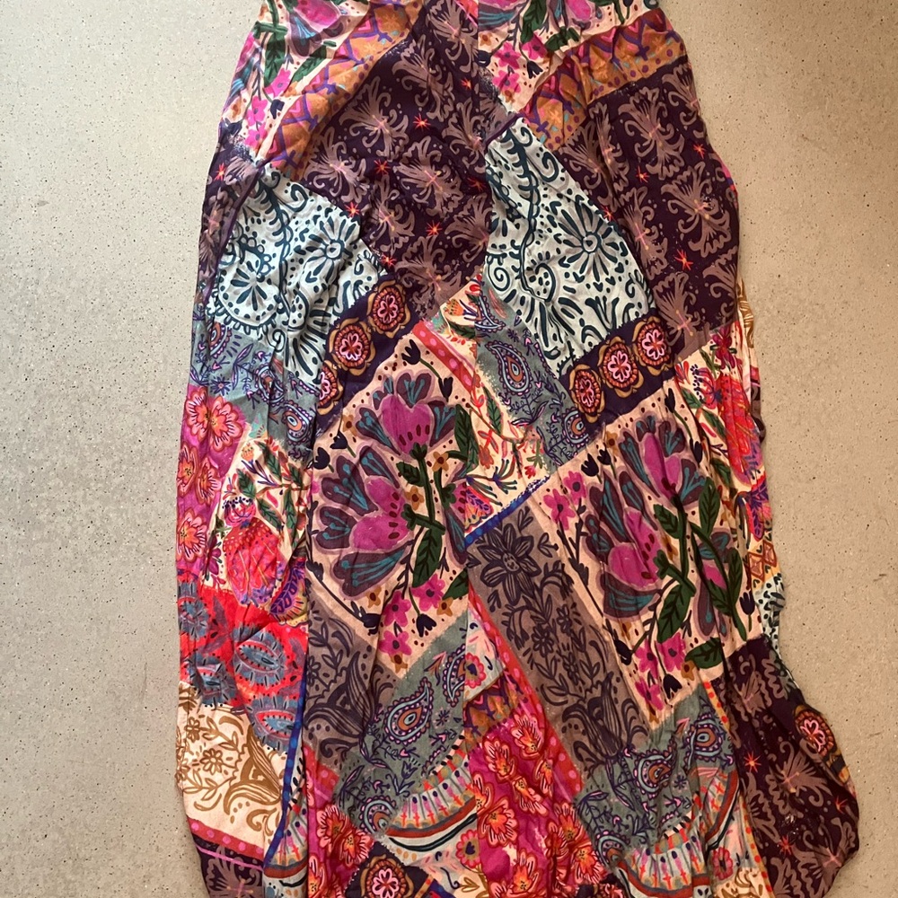 NATURAL LIFE Floral Patchwork Skirt